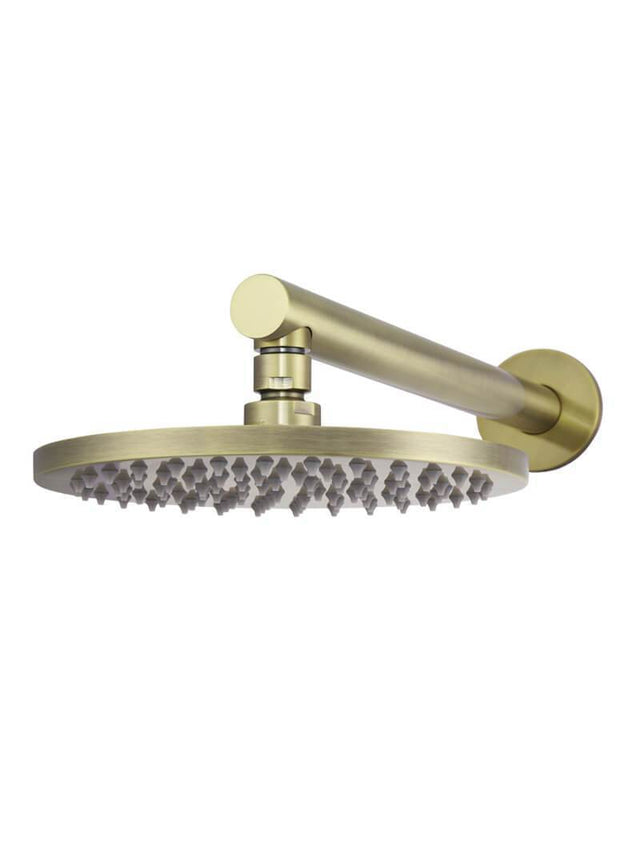 Meir Round Wall Shower, 200mm rose, 300mm arm Gold - Tiger Bronze Gold (SKU: MA0204-BB) Image - 1