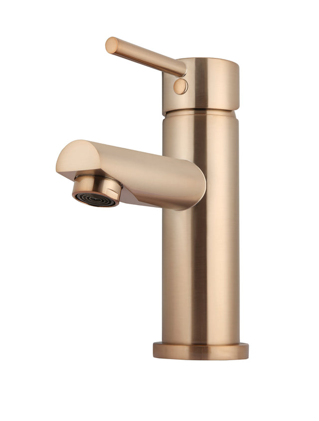 Meir Round Basin Mixer - Champagne (SKU: MB02-CH) Image - 5