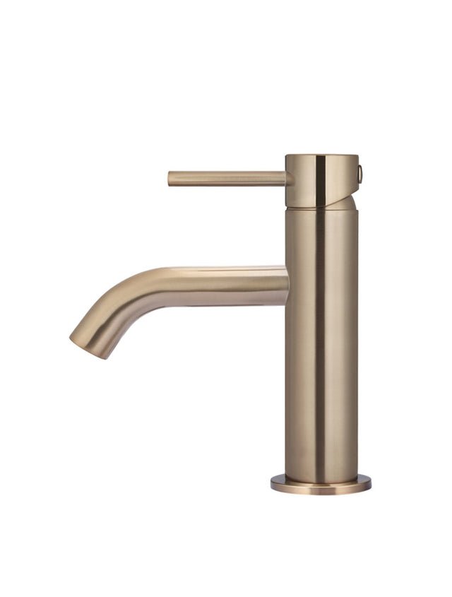 Meir Piccola Basin Mixer Tap - Champagne (SKU: MB03XS-CH) Image - 2