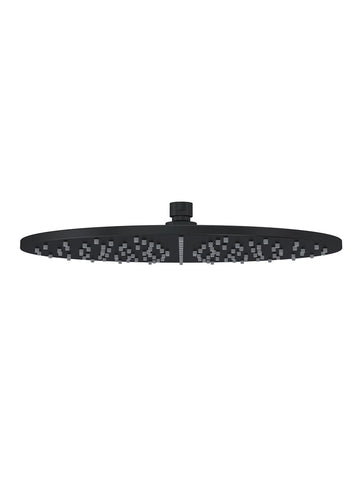 Round Shower Head 300mm - Matte Black