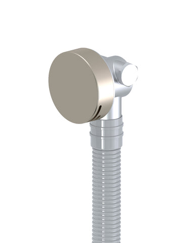 Bath Filler Waste with Overflow - PVD Brushed Nickel