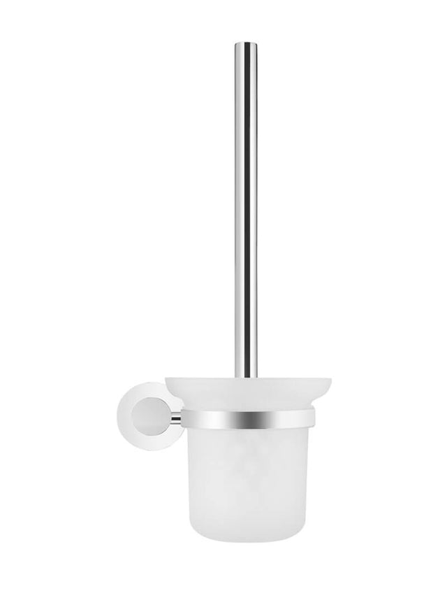 Meir Round Toilet Brush & Holder - Polished Chrome (SKU: MTO01-R-C) Image - 2