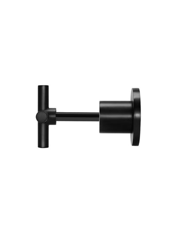 Cross Handle Jumper Valve Wall Top Assemblies - Matte Black