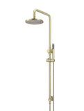 Round Combination Shower Rail, 200mm Head, Single Function Hand Shower - Tiger Bronze - MZ0704-R-BB