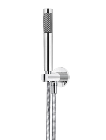 Round Hand Shower on Fixed Bracket - Polished Chrome