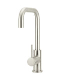 Round Kitchen Mixer Tap Curved - PVD Brushed Nickel - MK02-PVDBN