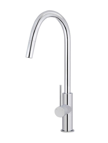 Piccola Pull Out Kitchen Mixer Tap - Polished Chrome