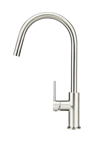 Piccola Pull Out Kitchen Mixer Tap - PVD Brushed Nickel