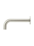 Round Wall Spout for Bath or Basin - PVD Brushed Nickel - MS05-PVDBN