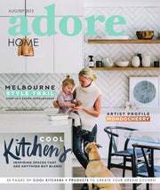 A Touch of Black in an Adorable Kitchen