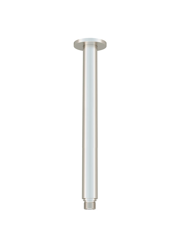 Meir Round Ceiling Shower Arm 300mm - PVD Brushed Nickel (SKU: MA07-300-PVDBN) Image - 1