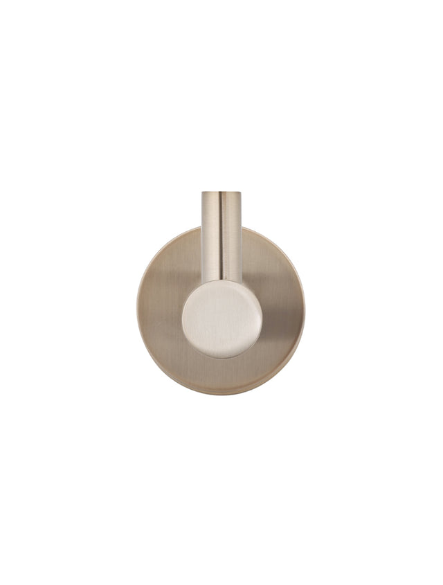 Meir Round Robe Hook - Champagne (SKU: MR03-R-CH) Image - 2