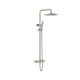 Exposed Thermostatic Shower Valve with Fixed Head & Single-Function Shower Kit - Brushed Nickel - MZT01N-SET-PVDBN