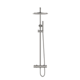 Exposed Thermostatic Shower Valve with Fixed Head & Single-Function Shower Kit - Brushed Nickel - MZT01N-SET-PVDBN