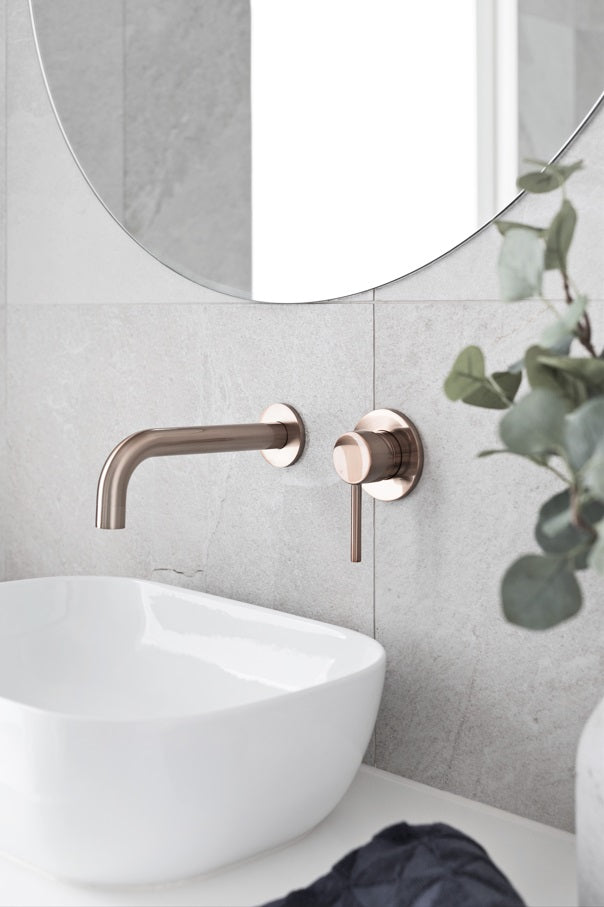 Meir Round Wall Spout for Bath or Basin - Champagne (SKU: MS05-CH) Image - 6
