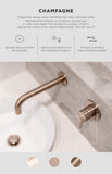 Round Kitchen Mixer Tap - Champagne - MK03-CH