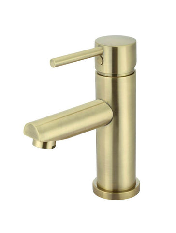 Round Basin Mixer - Tiger Bronze Gold