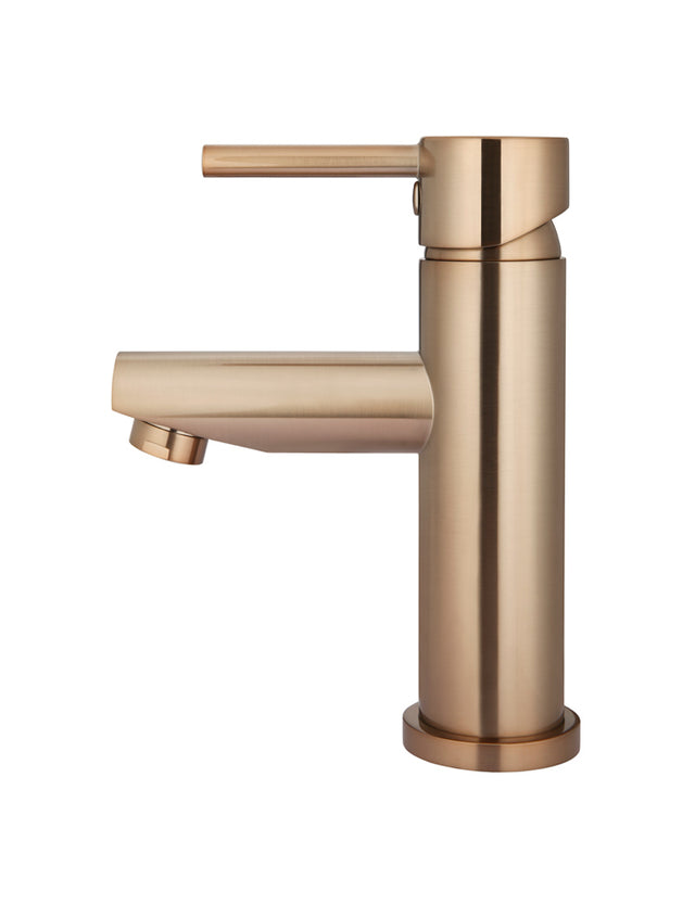 Meir Round Basin Mixer - Champagne (SKU: MB02-CH) Image - 2