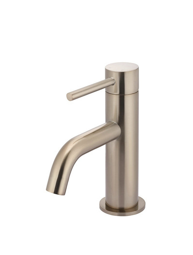 Meir Piccola Basin Mixer Tap - Champagne (SKU: MB03XS-CH) Image - 1