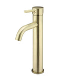 Round Tall Basin Mixer Curved - Tiger Bronze Gold - MB04-R3-PVDBB