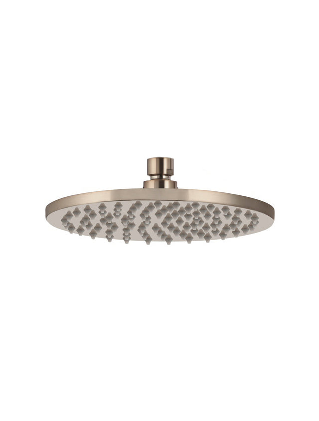 Meir Round Shower Head 200mm - Champagne (SKU: MH04-CH) Image - 5
