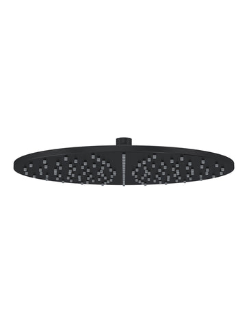 Round Shower Head 300mm - Matte Black