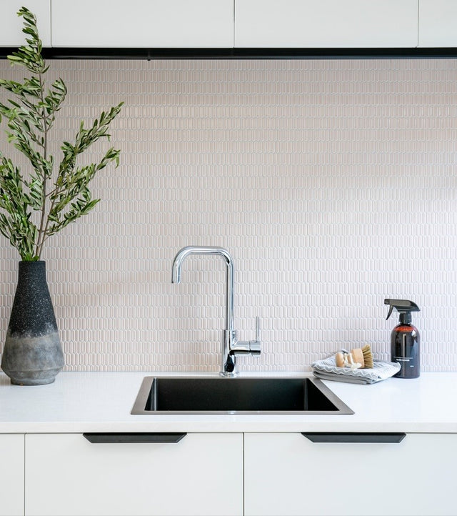 Meir Round Kitchen Mixer Tap - Polished Chrome (SKU: MK02-C) Image - 4