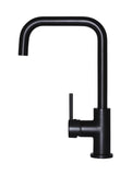 Round Kitchen Mixer Tap Curved - Matte Black - MK02