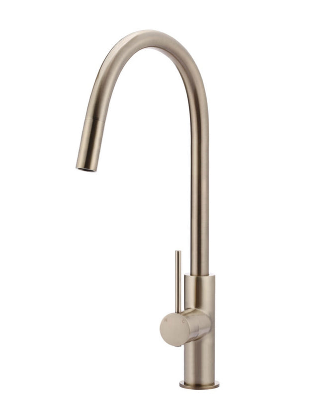 Meir Piccola Pull Out Kitchen Mixer Tap - Champagne (SKU: MK17-CH) Image - 1