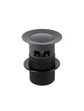 Basin Pop Up Waste 32mm - Overflow / Slotted - Matte Black - MP04-A