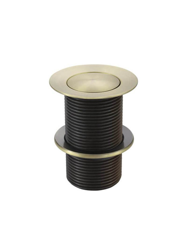 Meir Basin Pop Up Waste 32mm - No Overflow / Unslotted - Tiger Bronze (SKU: MP04-B-BB) Image - 1