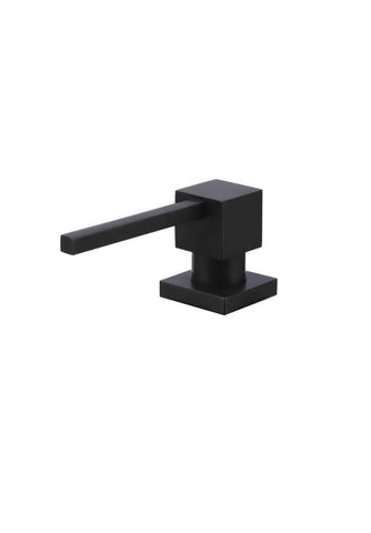 Square Soap Dispenser - Matte Black