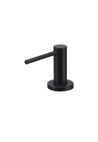 Round Soap Dispenser - Matte Black