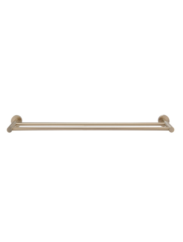 Meir Round Double Towel Rail 600mm - Champagne (SKU: MR01-R-CH) Image - 2
