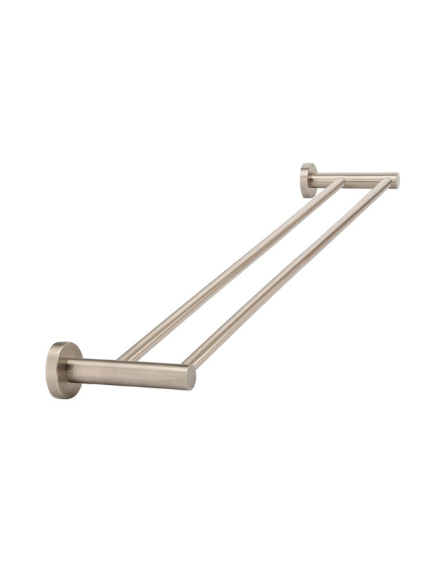 Meir Round Double Towel Rail 600mm - Champagne (SKU: MR01-R-CH) Image - 1