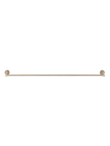 Round Single Towel Rail - Champagne