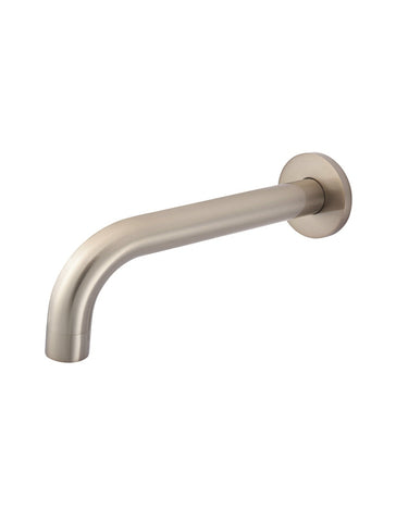 Round Wall Spout for Bath or Basin - Champagne