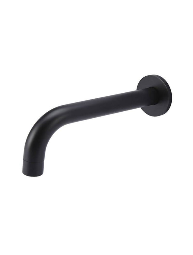 Meir Round Wall Spout for Bath or Basin - Matte Black (SKU: MS05) Image - 1