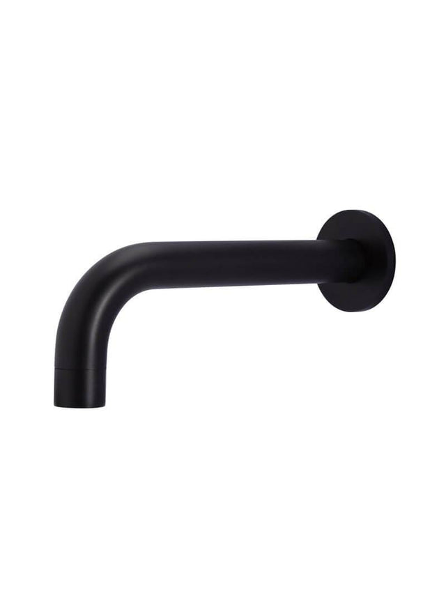 Meir Round Wall Spout for Bath or Basin - Matte Black (SKU: MS05) Image - 3
