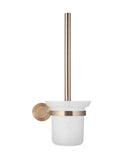 Round Toilet Brush & Holder - Champagne - MTO01-R-CH