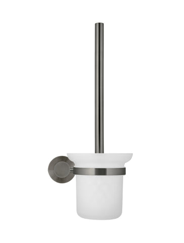 Round Toilet Brush & Holder - Shadow