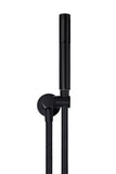 Round Shower on Bracket - Matte Black - MZ06-R