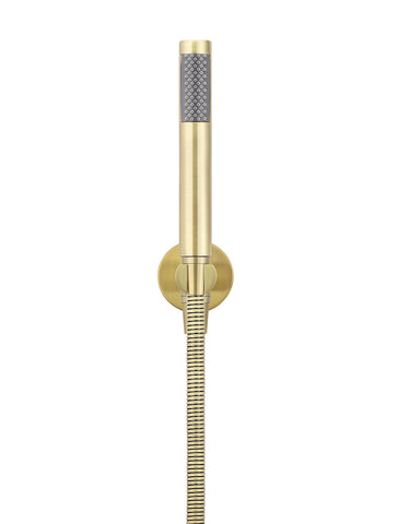 Round Hand Shower on Fixed Bracket - Tiger Bronze