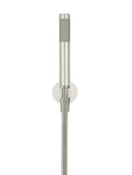 Round Hand Shower on Fixed Bracket - PVD Brushed Nickel - MZ08-R-PVDBN