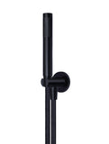 Round Hand Shower on Fixed Bracket - Matte Black - MZ08-R