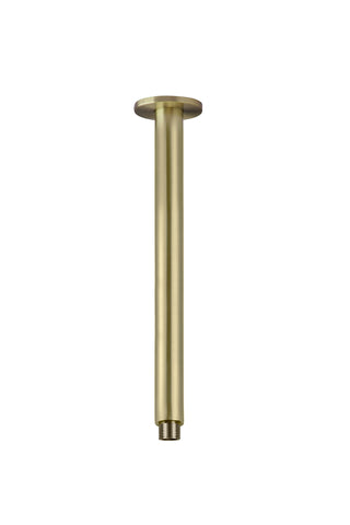 Round Ceiling Shower Arm 300mm - Tiger Bronze