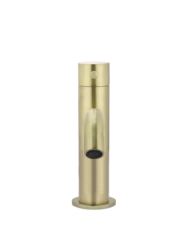 Meir Piccola Basin Mixer Tap - Tiger Bronze (SKU: MB03XS-PVDBB) Image - 3