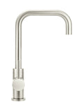 Round Kitchen Mixer Tap Curved - PVD Brushed Nickel - MK02-PVDBN