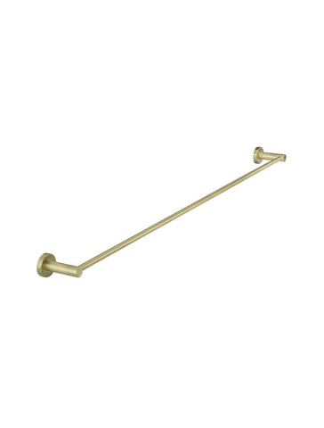 Round Single Towel Rail - Tiger Bronze Gold