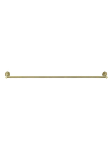 Round Single Towel Rail - Tiger Bronze Gold